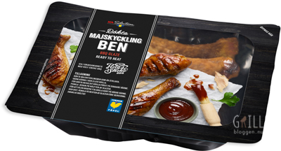 ICA Selection MajskycklingBen BBQGlaze grill
