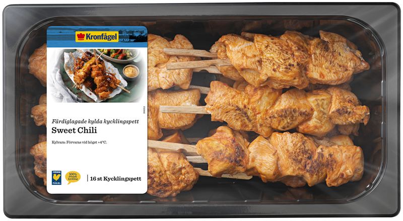 Färdiglagade kycklingspett 800