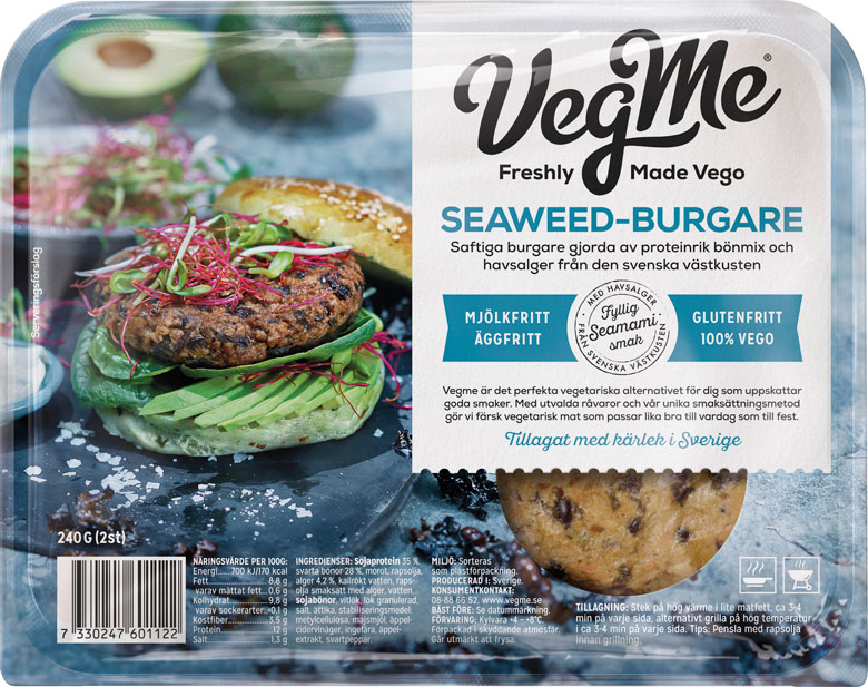 vegme Seaweed Burgare paket 780