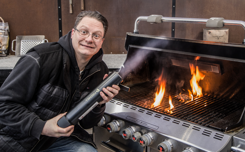Firemill en helt ny typ av brandsläckare för grill och kök