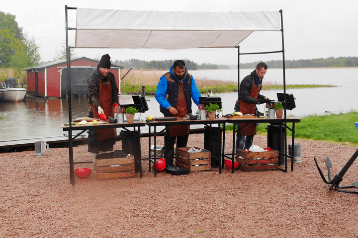 Grillmastarna grilla fisk