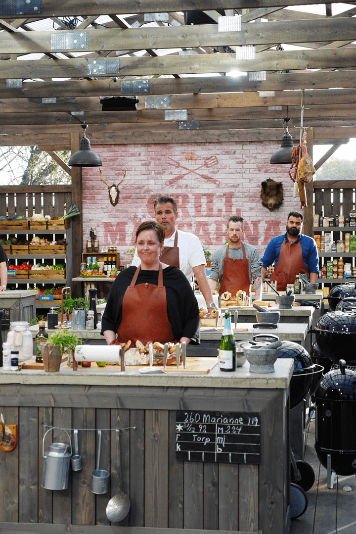 Grillmastarna staende