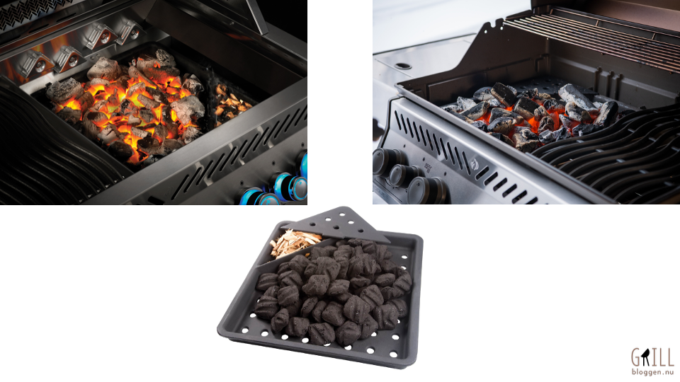 Koltråg i gasolgrillen Napoleon Grill