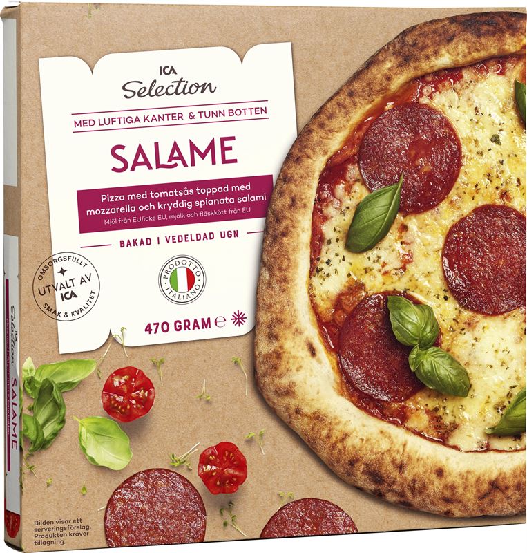 ICA Selection Pizza Salame: 470 g