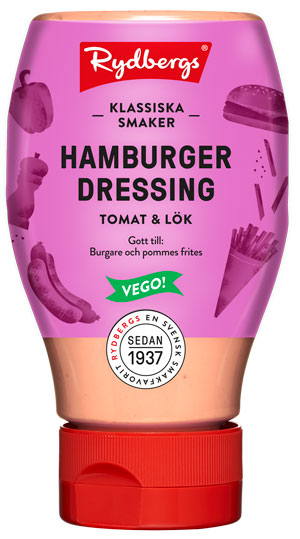 rydbergs flasksas hamburgerdressing 250ml