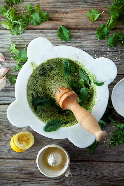 svegro sallad Grönkålspesto