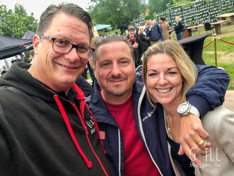 grillmassan 2019 IMG 9045  Peter, Gillis Thalbäck (Gillismat) och Malin Thalbäck