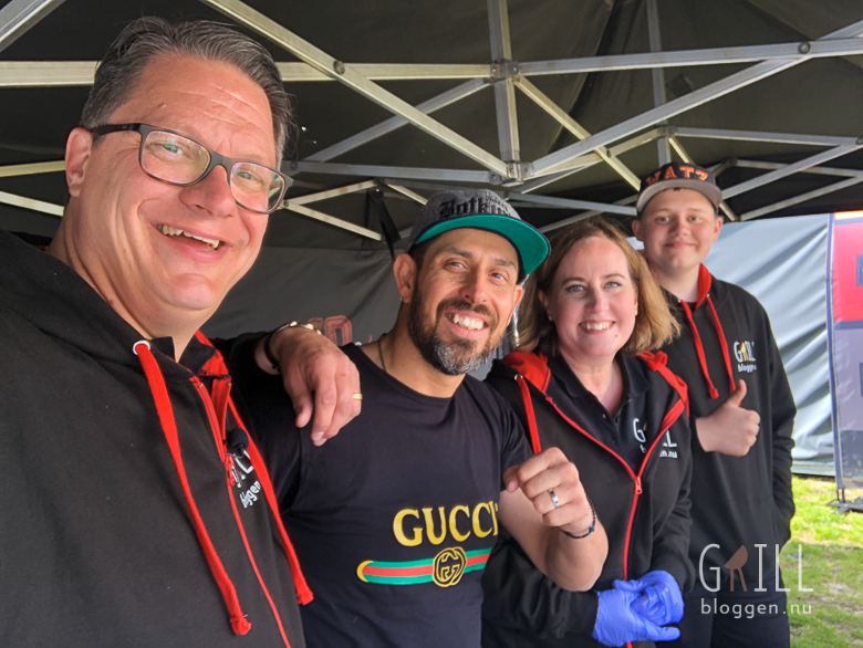 grillmassan 2019 IMG 9070 Peter Watz, Dogge Douglas Doggelito Leon, Sarah Watz och Philp Watz