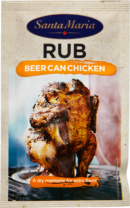 BBQ Rub Beer Can Chicken