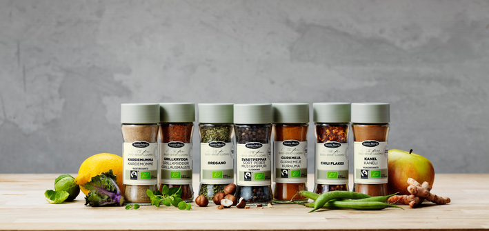 Ekologiska kryddor Organic EFS samlingsbild