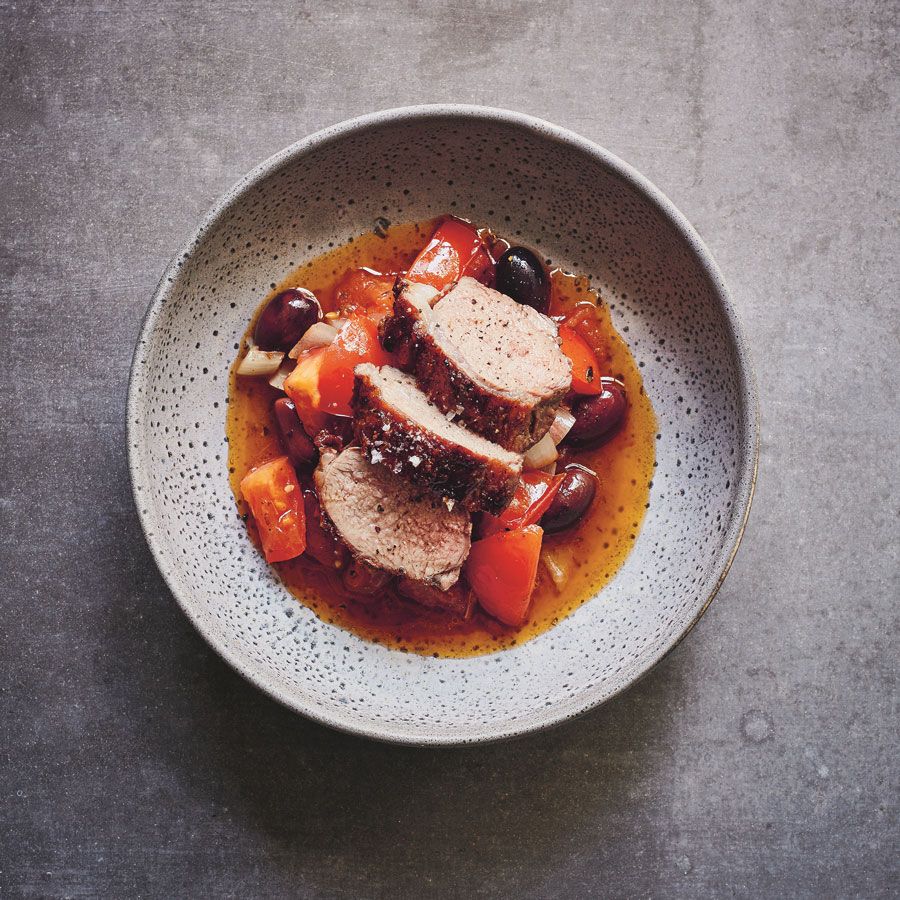 Recept på LAMMENTRECOTE MED LJUMMEN TOMATRÖRA av Tareq Taylor